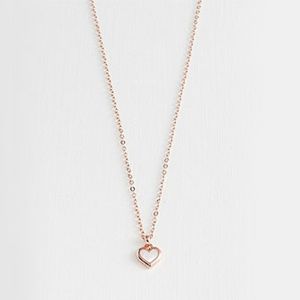 Ted Baker Hariota Mother of Pearl Heart Pendant